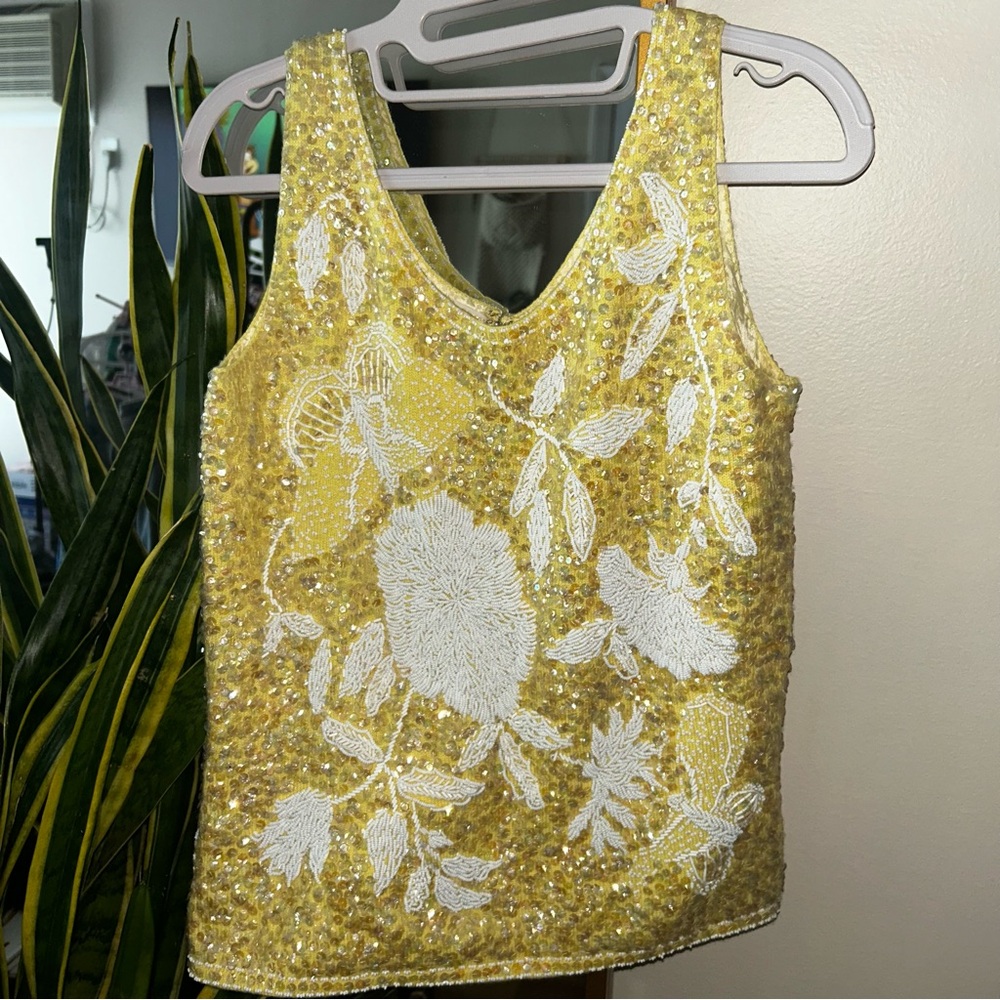 Vintage cardell embellish top